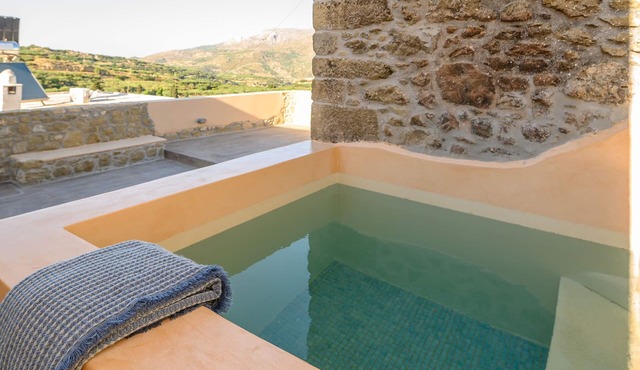 Pera Chorio - Daphne: Artist's stone house with countryside views