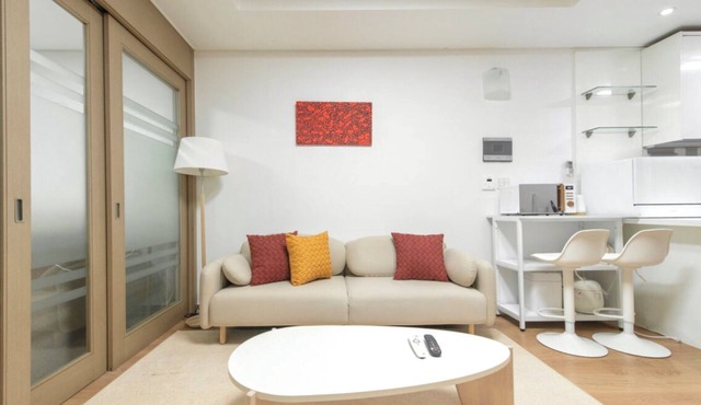 Perfect 1-bedroom condo with AC in vibrant Seoul