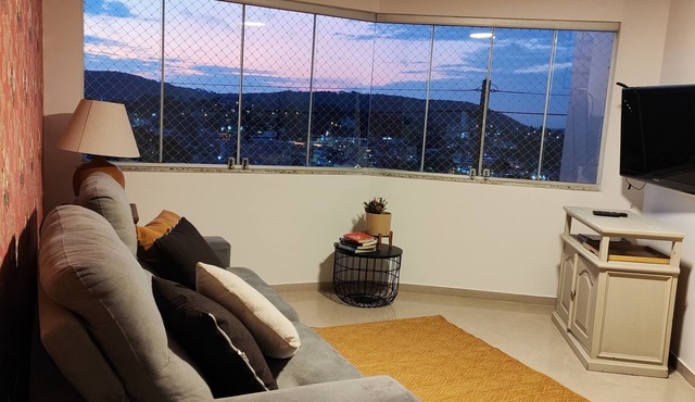 Perfect duplex with a view 5 minutes from the Wine Route, ideal for families.