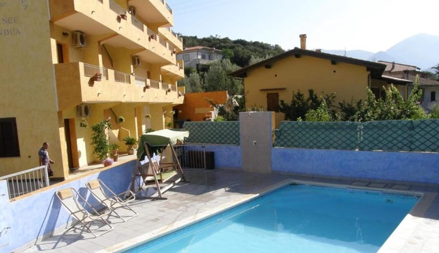 Pet-friendly apartment "Residenz Pianeta Sardegna 8" with pool, air conditioning and balcony