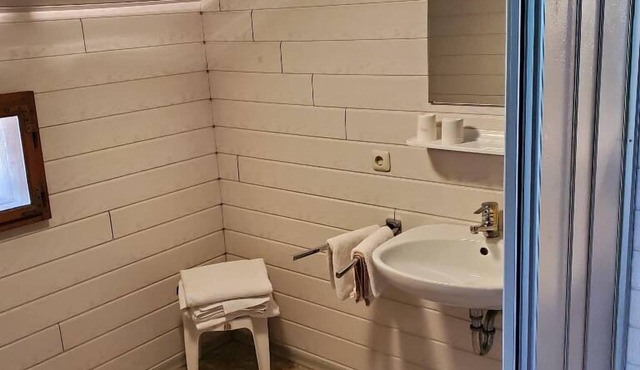Pet-friendly apartment without balcony offers rustic coziness