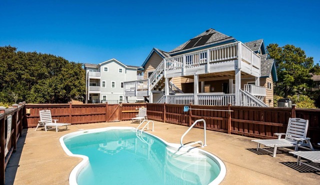 Pet Friendly Coastal Cottage in Corolla, North Carolina, Complete with Outdoor Pool and Private Hot Tub