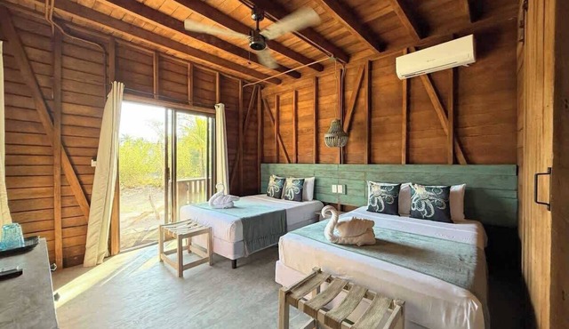 Pet-Friendly Eco Room · 2 Blks to Ferry · Holbox