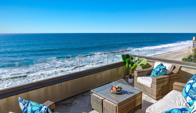 Pet-Friendly Oceanfront Duplex with a Spa C3015-A
