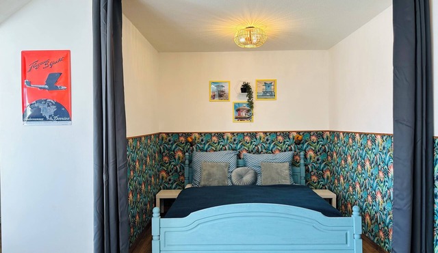 Pet-friendly one-room vacation apartment at the spa gardens