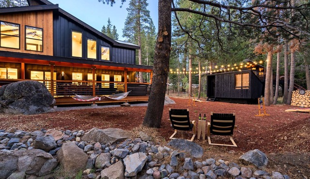 Pet-Friendly Tahoe Escape | Hot Tub, King Suite, Bunk Room w/Arcade, Near Beach