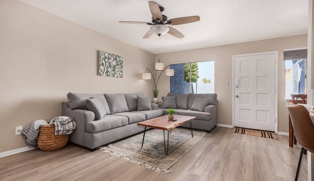 Pet Friendly Townhome with New Furnishings and Private enclosed Patio.