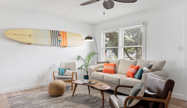 Pet Friendly w/2 Fenced, Shaded Yards 2 Blocks from Ocean in Kure Beach, NC
