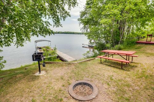 Pet-Friendly Wisconsin Cabin on Lake w/Fire Pit!