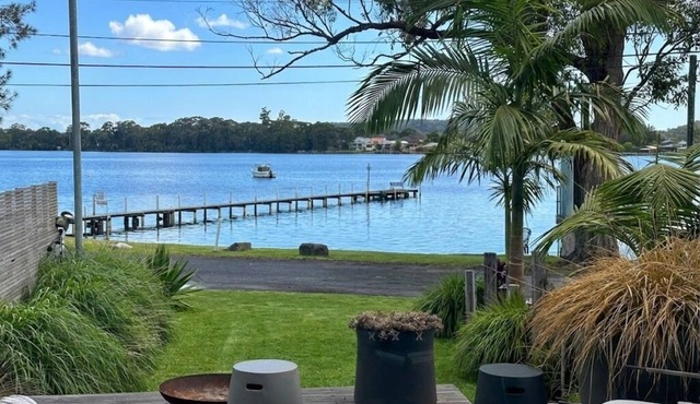 Phegans Bay Waterfront Haven, perfect for two families and their furry friend.