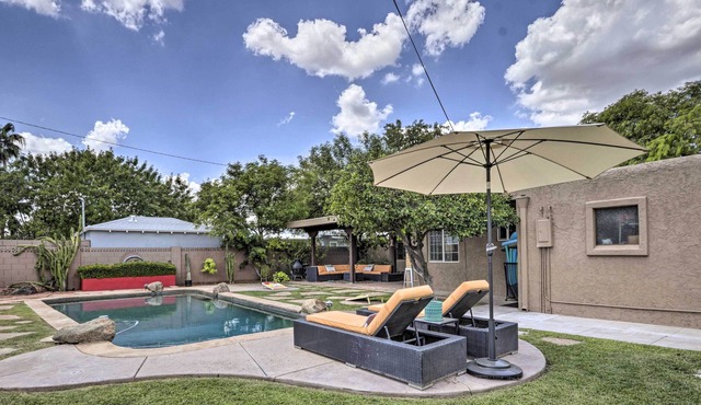 Phoenix Getaway w/ Private Pool & Grass Yard!