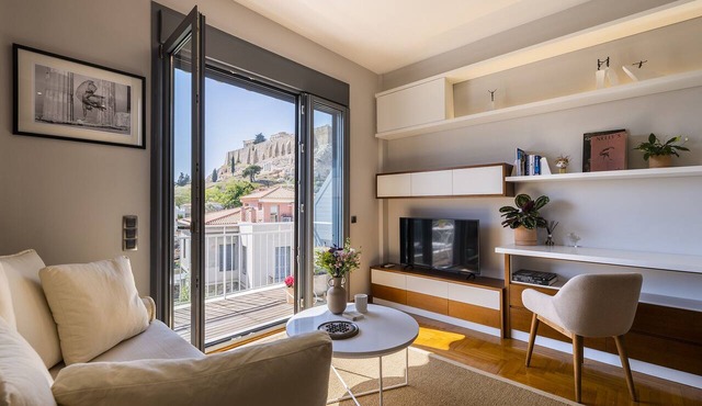 Phos, an eclectic suite with stunning Acropolis view.