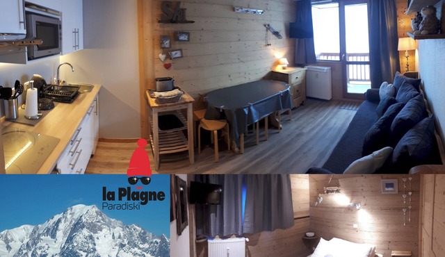 Plagne Centre, Attractive, fully-equipped renovated 3-room apartment