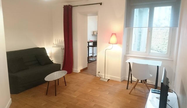 Pleasant comfortable studio with private courtyard