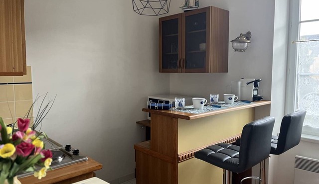 Pleasant T2 apartment in the center of Saint Cast for 2 people