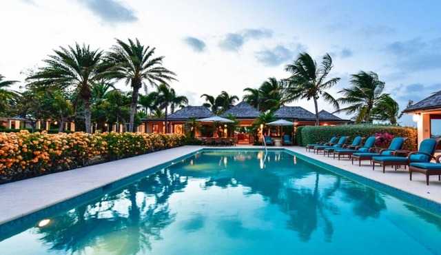 *Please Enquire* Specials available. Stunning new 7 bedroom Estate Home in Jumby Bay on the beach