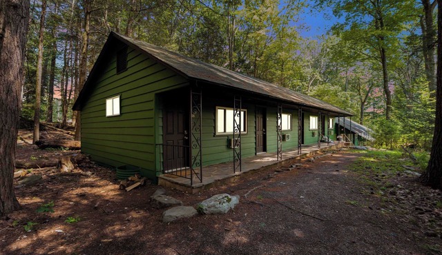 Pocono Modern Vaulted Pine | Firepits | Pickleball