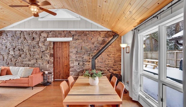 Pocono Pines Stone Cabin | Central to Attractions