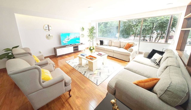 Polanco Museums & Shopping - 4BR y 3.5 BT