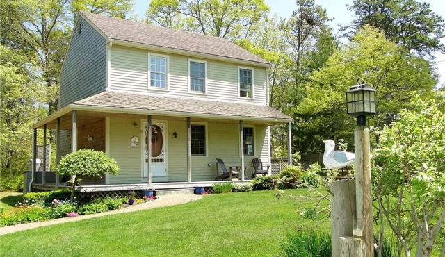 Pond View~ Abuts conservation and walking trails. There is fishing at the pond