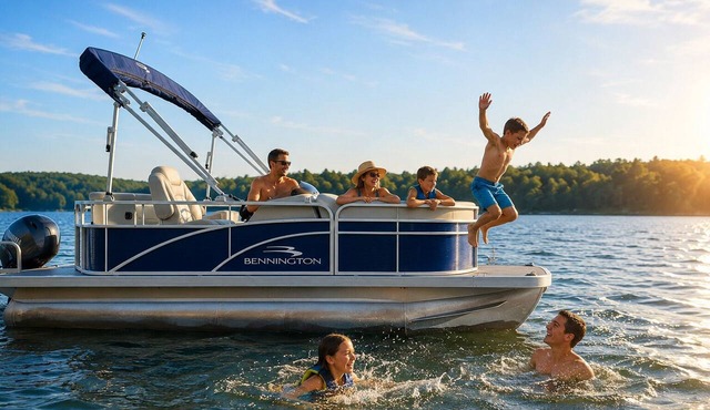 PONTOON NOW INCLUDED! Waterfront Duck Lake Cottage Interlochen, Traverse City!