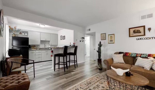 Pony Express 1BR | Pets OK + Laundry | Blue Door