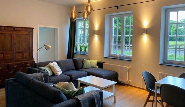 Ponyhof Georgenbruch, vacation apartment Upkammer, 75 m2, 1-7 pers.
