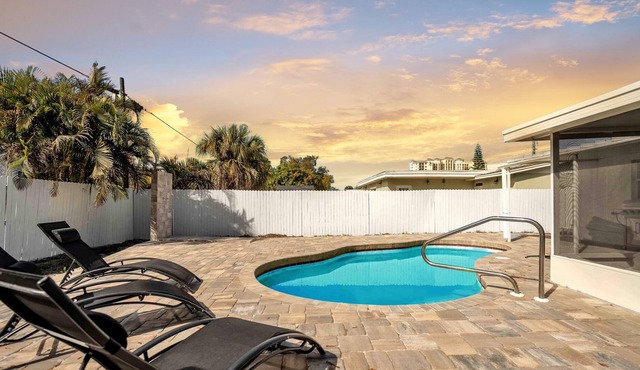 ⭑Pool-BBQ Grill-Fire pit-Ping Pong- Beach⭑