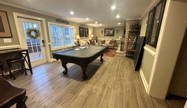 Pool table, Ping Pong, Patio, Game Room & Laundry