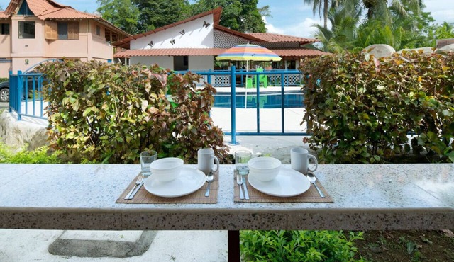 Poolside | 2BR Home | Walk to Beach & Dining