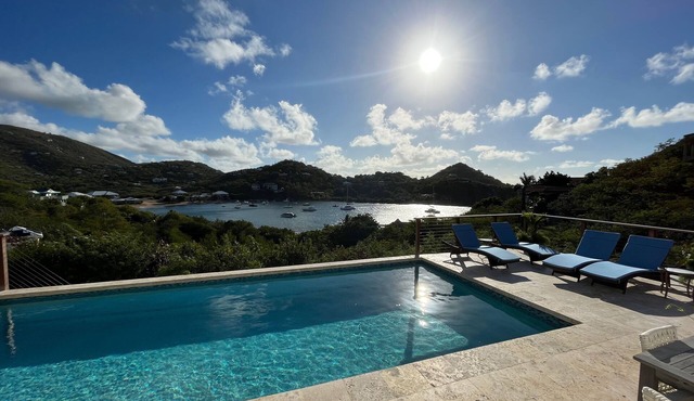 Poolside Paradise at Castaway Villa with new kitchen, baths, & Tesla batteries !