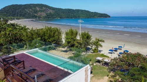 Pousada Conca di Mare - Restaurante próprio - Pé na areia