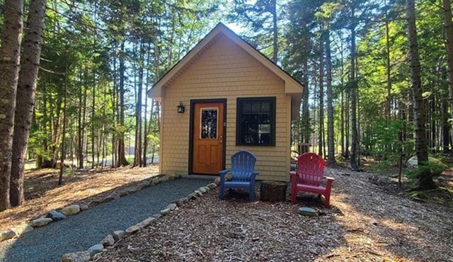 Precipice Tiny House at Acadia Yurts!