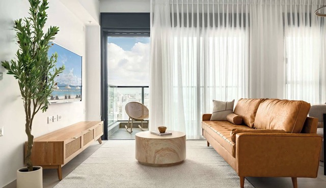 Premium 2BR | Steps to Beach Balcony Mamad