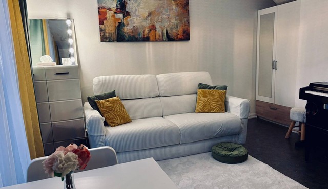 Premium studio with cathedral view