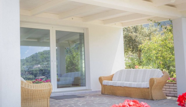 Prestigious Villa on the sandy beach named Biodola, with a stunning sea view, a private parking acce