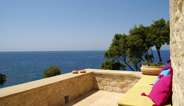 Pretty seafront cottage in the center of Stoupa, minutes from the sandy beaches