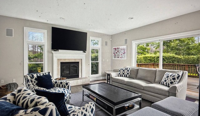 PRICE DROP! Escape to East Quogue! 7 Bedrooms with pool, deck and pizza oven.