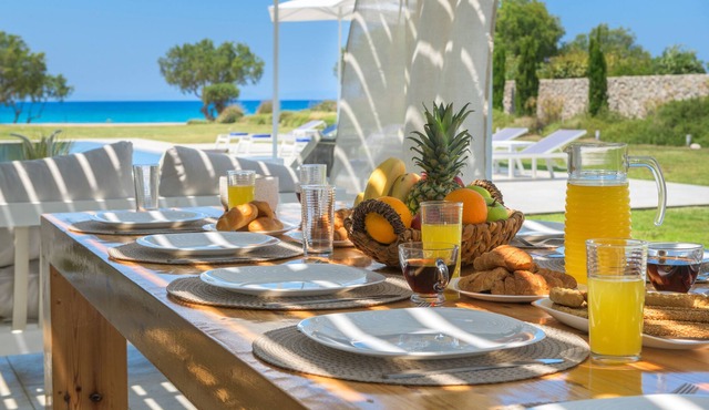 Prime Beach Front Luxury Villa with Private Tennis Court and 90m2 Infinity Pool
