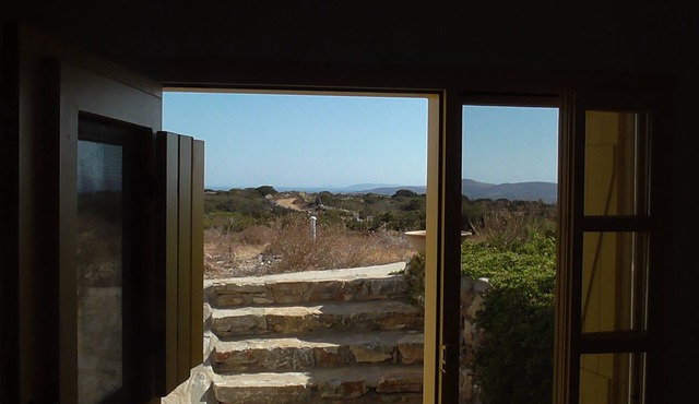 privacy unique view in the centre of Kyklades