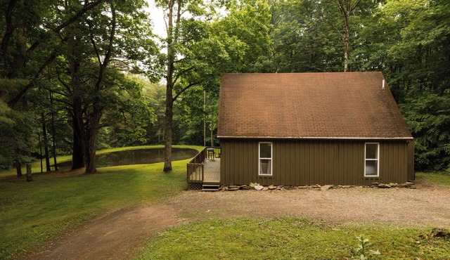Private 3-Bedroom Cabin in the Woods: Hot Tub and Pond