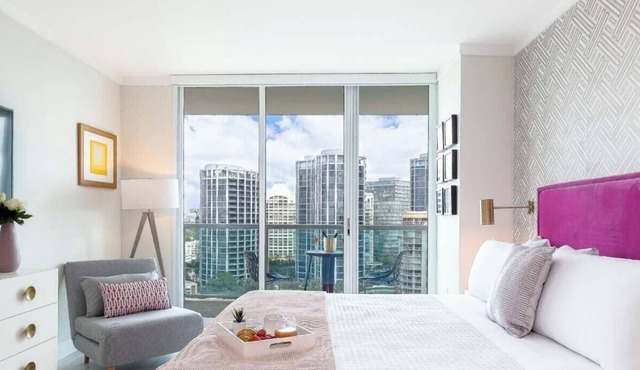 Private Balcony Studio with Bay & Skyline Views