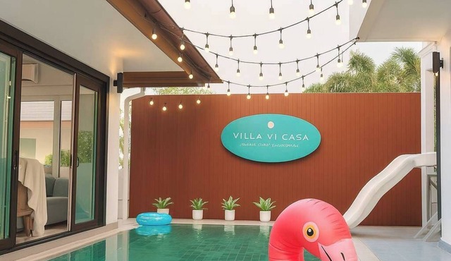 Private beach access pool villa in Pattaya