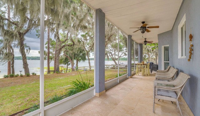 Private Beach at Lakefront Summerfield Getaway!