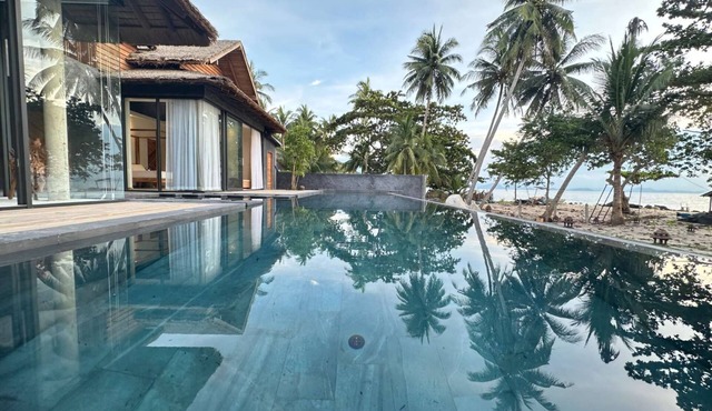 ⭐Private Beach Villa With Sunset View - On The Sand⭐