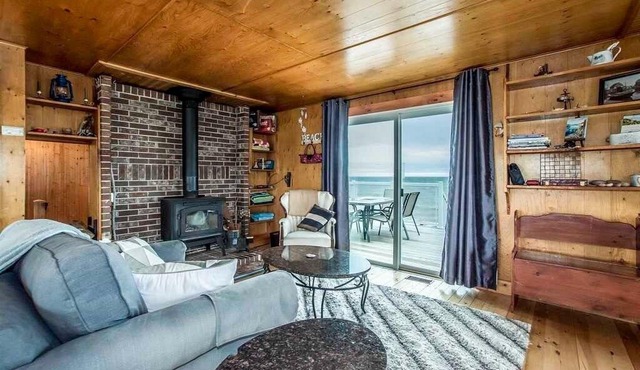 Private beachfront cottage