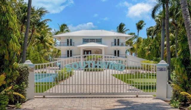 Private Beachfront Estate with Resort-Style Pool & Pier