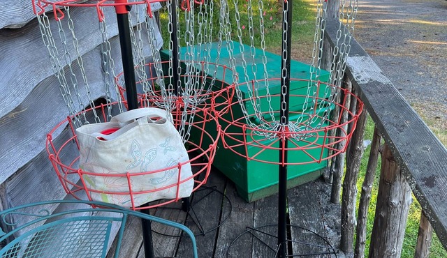 Private cabin overlooking a valley, pastures, and forrests