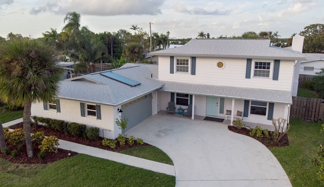 Private Cocoa Beach 5 bed 3 bath heated Pool Home