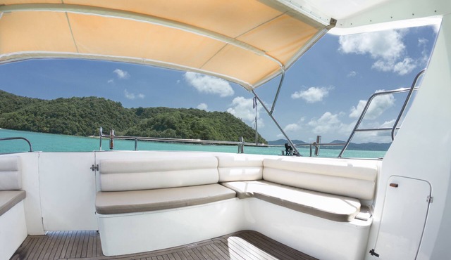 Private comfortable yacht for rent for a day or a night in phuket